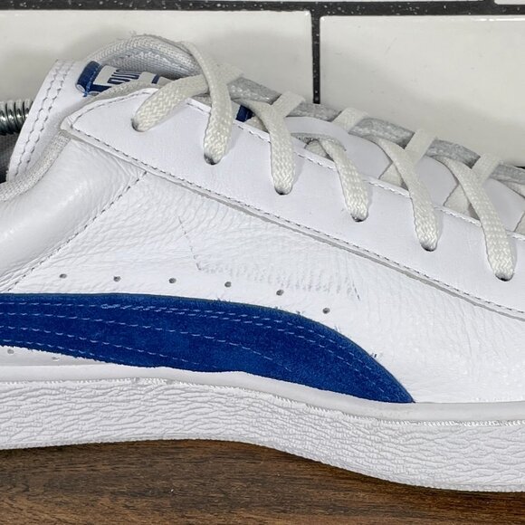 Puma Basket Mens Size 13 Shoes White Leather Low Top Casual Retro Sneakers main image 13
